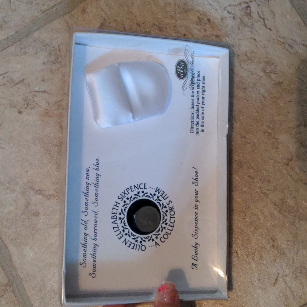 NIB NWT Lucky Wedding Sixpence